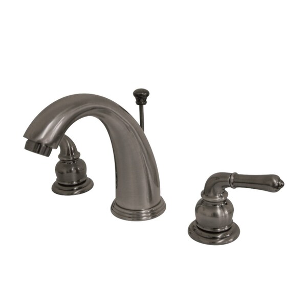 Kingston Brass KB983 Widespread Bathroom Faucet, Black Stainless KB983 - main
